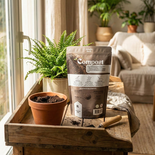 Lot de 10 Compost fabriqué en Drôme 3L
